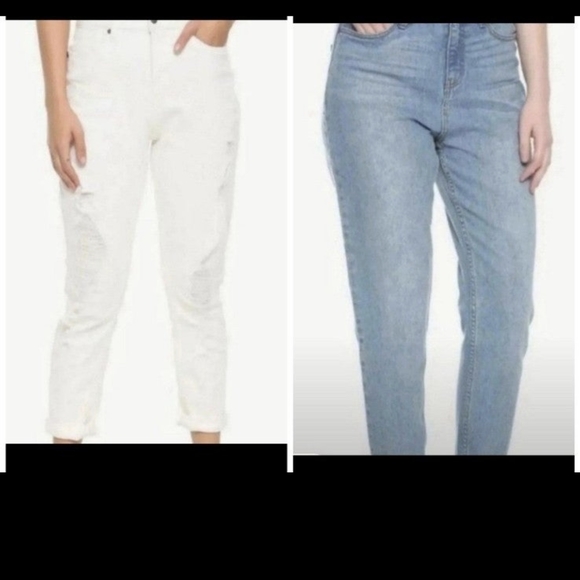 Hot Topic Jeans (2 total) Sz 9 - Picture 1 of 3